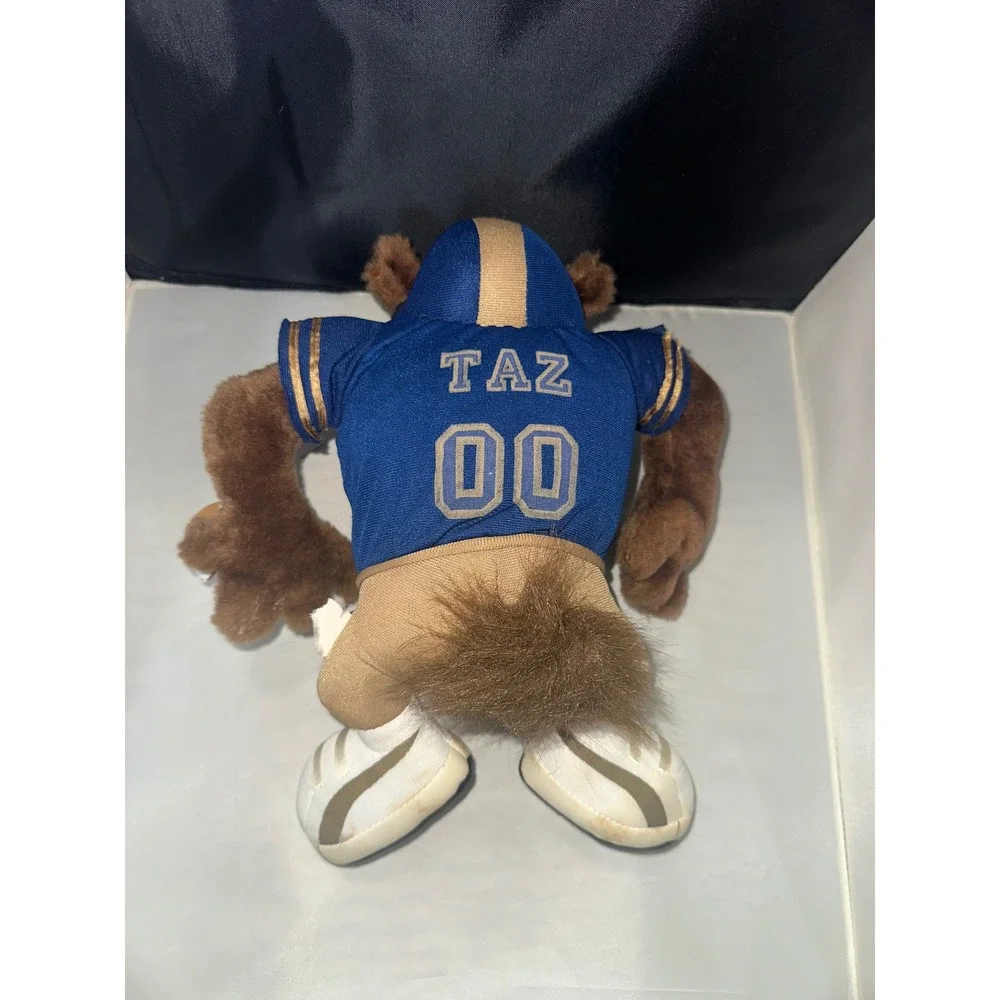 Vintage Looney Tunes Taz Football Plush Tasmanian Devil 00 Jersey 11 Inch